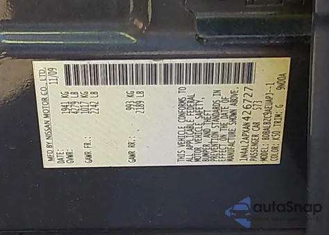 2010 Nissan Altima 2.5 S from USA, damaged, VIN 1N4AL2APXAN426727